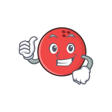 Gurur bowling topu karakter karikatür