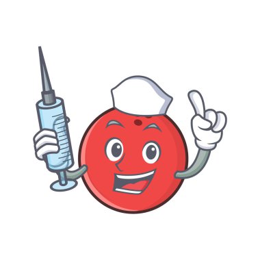 Hemşire bowling topu karakter karikatür