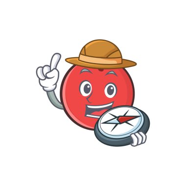 Explorer bowling topu karakter karikatür