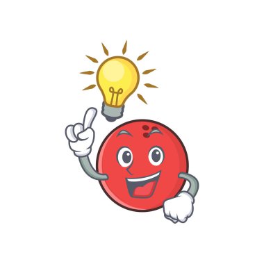 Bir fikir bowling topu karakter karikatür var