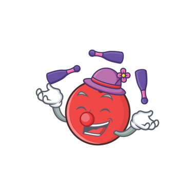 Bowling topu karakter karikatür hokkabazlık