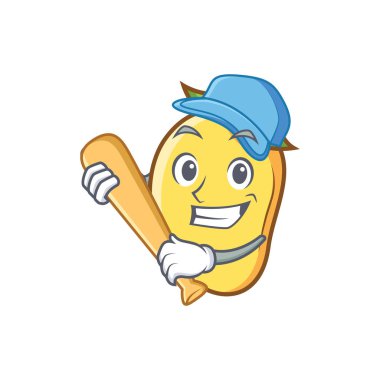 İskambil beyzbol mango karakter karikatür maskot