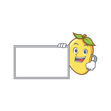 Mango karakter karikatür maskot kurul