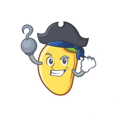 Korsan mango karakter karikatür maskot