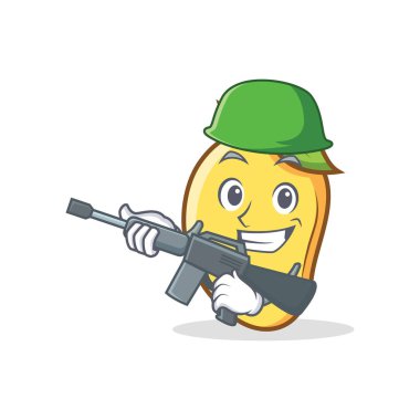 Ordu mango karakter karikatür maskot