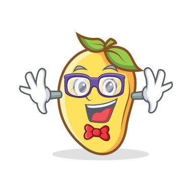 Geek mango karakter karikatür maskot
