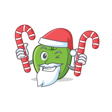 Noel candy yeşil elma karakter karikatür ile