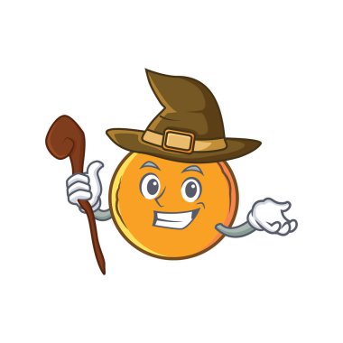 Cadı turuncu meyve çizgi film karakteri