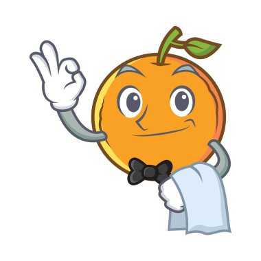 Garson turuncu meyve çizgi film karakteri