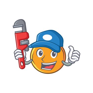 Tesisatçı turuncu meyve çizgi film karakteri