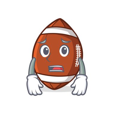 Yazık ki Amerikan futbolu karakter karikatür