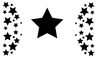 Arka plan bllack star stil