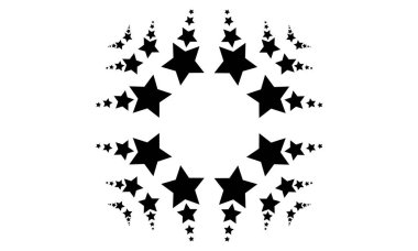 Yıldız simgesi tarzı arka plan toplama