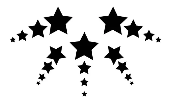 Collection de fond abstrait style étoile — Image vectorielle