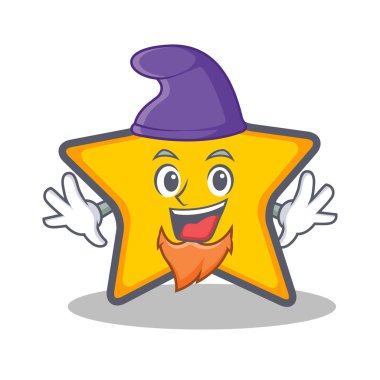 Elf yıldız karakter karikatür tarzı