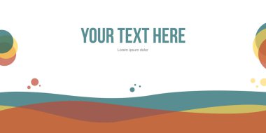 Soyut başlığı Web sitesi basit tasarımı