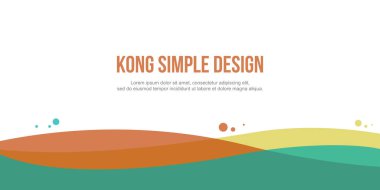 Renkli soyut başlığı Web sitesi tasarımı