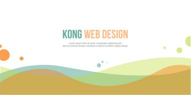 Zarif soyut başlığı Web sitesi tasarımı