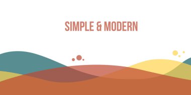 Soyut başlığı Web sitesi modern tarzı