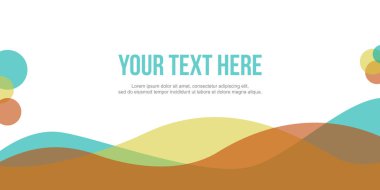 Koleksiyon hisse senedi başlığı Web sitesi soyut tasarım