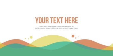 Soyut başlığı Web sitesi basit tasarım stili