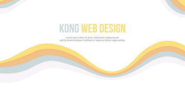 Soyut başlığı Web sitesi sarı beyaz