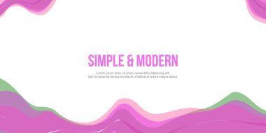 Soyut başlığı Web sitesi basit tasarımı