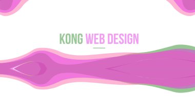 Pink tasarım soyut başlığı Web sitesi