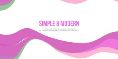 Soyut başlığı Web sitesi basit tasarımı