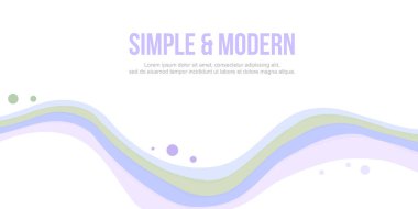 Arka plan üstbilgi Web sitesi basit tasarımı