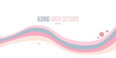 Arka plan üstbilgi Web sitesi dalga koleksiyonu