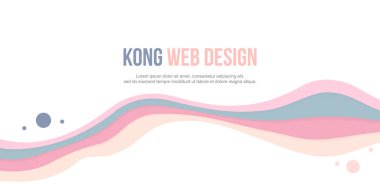 Arka plan üstbilgi Web sitesi dalga renkli