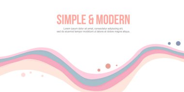 Arka plan üstbilgi Web sitesi basit koleksiyonu