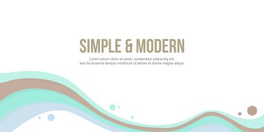 Arka plan üstbilgi Web sitesi dalga tarzı