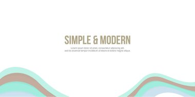 Başlık Web sitesi soyut basit tarzı