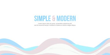 Başlık Web sitesi soyut dalga koleksiyonu