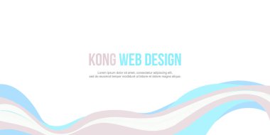 Başlık Web sitesi dalga tasarımı için arka plan