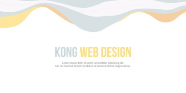 Başlık Web sitesi dalga tasarımı için arka plan