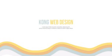 Başlık Web sitesi dalga tasarımı için arka plan