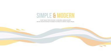 Başlık Web sitesi dalga tasarımı için arka plan