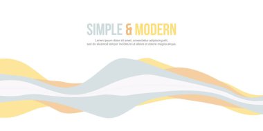 Soyut başlığı Web sitesi banner modern tarzı