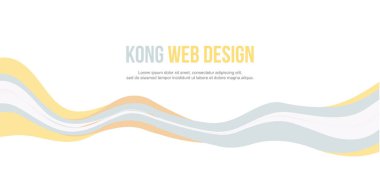 Soyut başlığı Web sitesi banner modern tarzı