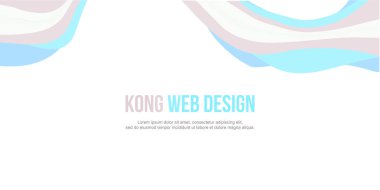 Soyut başlığı Web sitesi banner modern tarzı