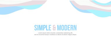 Soyut başlığı Web sitesi banner modern tarzı