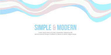 Soyut başlığı Web sitesi banner modern tarzı