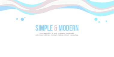 Soyut başlığı Web sitesi banner modern tarzı