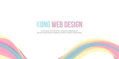 Dalga Tasarım afiş arka plan koleksiyonu