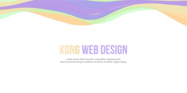 Arka plan Web sitesi başlık basit tasarımı