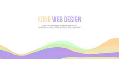 Arka plan Web sitesi başlık basit tasarımı