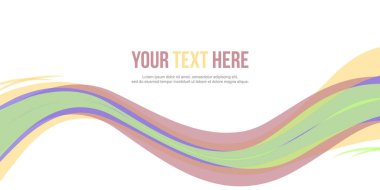 Koleksiyon soyut başlığı Web sitesi tasarımı